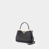 Eleanor Soft Mini Satchel Purse - Tory Burch - Leather - Black