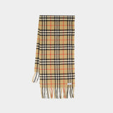 Mu Spk Rkr Scarf - Burberry - Cashmere - Beige