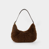 Hobo Belt Medium Purse - Ganni - Synthetic - Brown