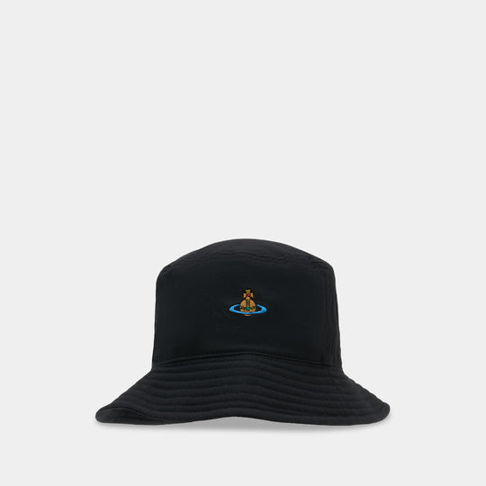 Uni Bucket Hat - Vivienne Westwood - Cotton - Black