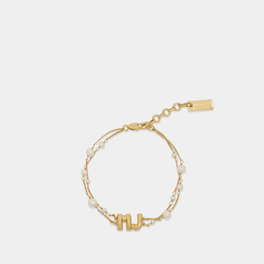 Mj Balloon Pearl Bracelet - Marc Jacobs - Metal - Gold