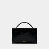 T.h.medium Skull Purse - Alexander McQueen - Leather - Black
