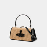 Doll Xl Frame Purse - Vivienne Westwood - Cotton - Beige