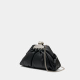 The Small Claw Clip Clutch - Marc Jacobs - Leather - Black