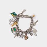 Pop Americana Charm Bracelet - Marc Jacobs - Metal - Silver