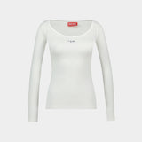 T-Bal-Od Top - DIESEL - Cotton - White