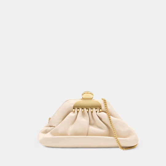 The Small Claw Clip Clutch - Marc Jacobs - Leather - White