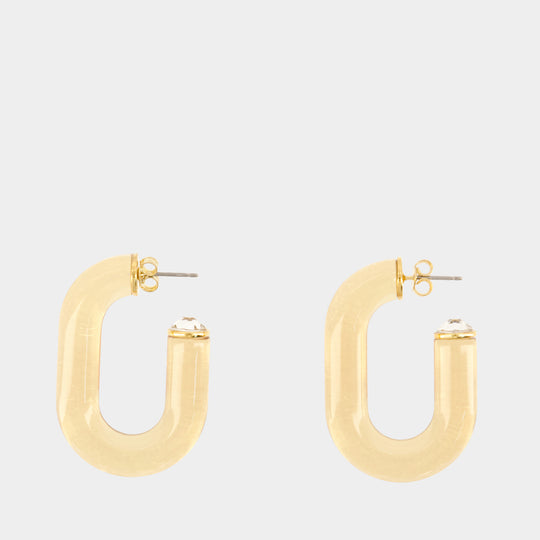 Earrings - Rabanne - Synthetic - Gold