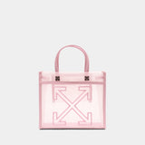 Market Shopper Bag S - OFF WHITE - Plastic - Pink