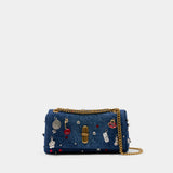 The Dual Chain Mini Crossbody - Marc Jacobs - Cotton - Blue