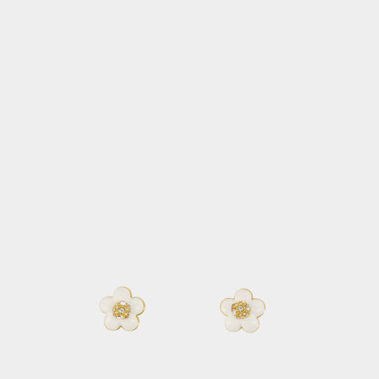 Wild Daisy Stud Earrings - Marc Jacobs - Metal - Gold