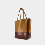 Museo Large Shopper Bag - Marni - Leather - Brown