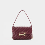 Soft Dorian Shoulder Bag - Victoria Beckham - Leather - Burgundy