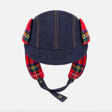 Trapper Beanie - Charles Jeffrey Loverboy - Cotton - Blue