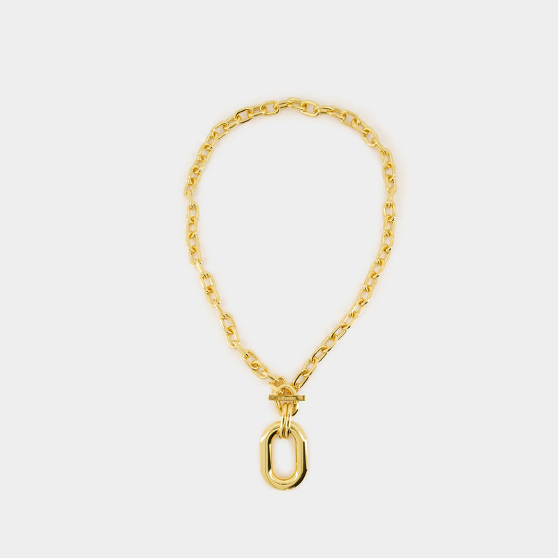 Xl Link Necklace - Rabanne - Aluminum - Gold