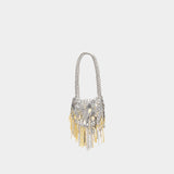 Nano Moon Shoulder Bag - Rabanne - Metal - Silver/Gold