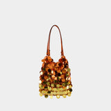 Oversized Sequin Purse - Rabanne - Polyester - Gold