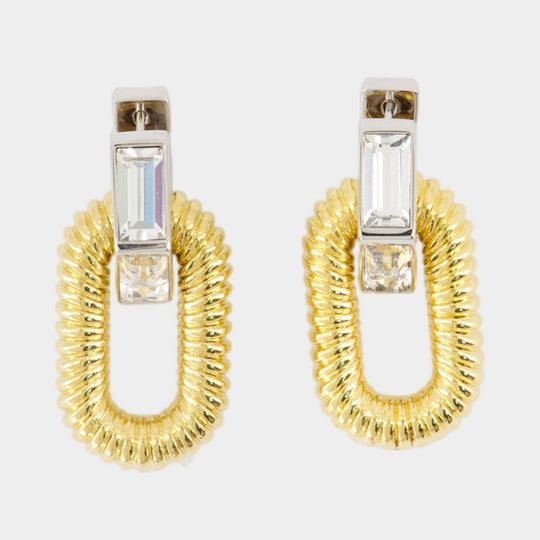 Earrings - Rabanne - Aluminum - Gold