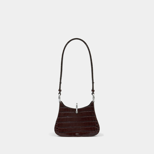 Ring Small Shoulder Bag - Rabanne - Leather - Brown