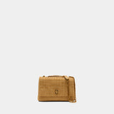 The Slim Dual Chain Shoulder Bag - Marc Jacobs - Leather - Beige