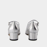 Kina Pumps - Carel - Leather - Silver