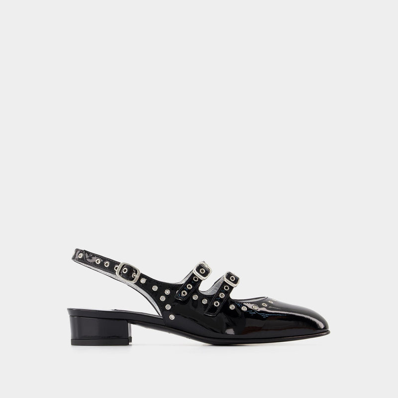 Queen Sandals - Carel - Leather - Black