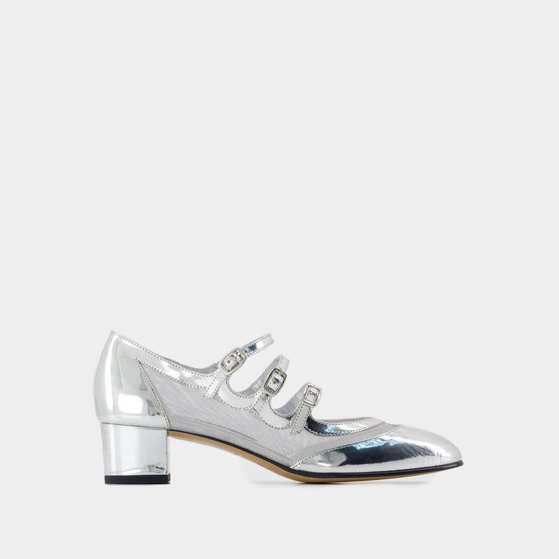 Kinight Pumps - Carel - Mesh - Silver