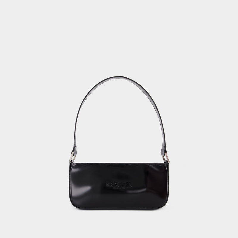 Mimi Shoulder Bag - Carel - Leather - Black