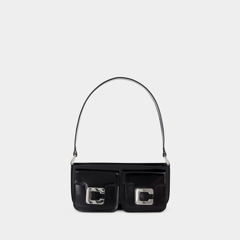 Mimi Shoulder Bag - Carel - Leather - Black