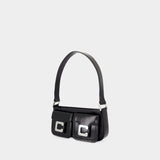 Mimi Shoulder Bag - Carel - Leather - Black