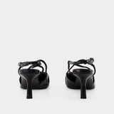 Neri Sandals - Carel - Leather - Black