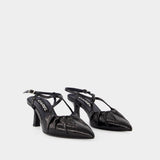 Neri Sandals - Carel - Leather - Black