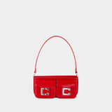 Mimi Shoulder Bag - Carel - Leather - Red