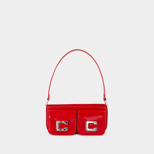 Mimi Shoulder Bag - Carel - Leather - Red