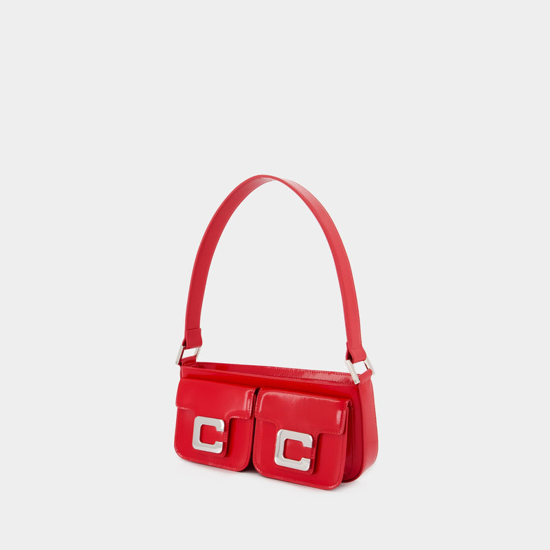 Mimi Shoulder Bag - Carel - Leather - Red