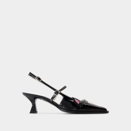 Souris Mp Sandals - Carel - Leather - Black