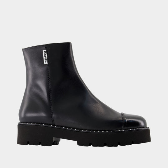 Chouchou 25 Ankle Boots - Carel - Leather - Black