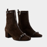 Start ankle boots - Carel - Leather - Brown