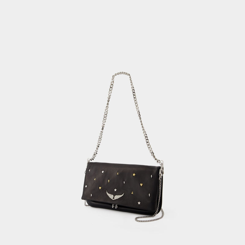 Rock Lucky Charms Crossbody - Zadig & Voltaire - Leather - Black