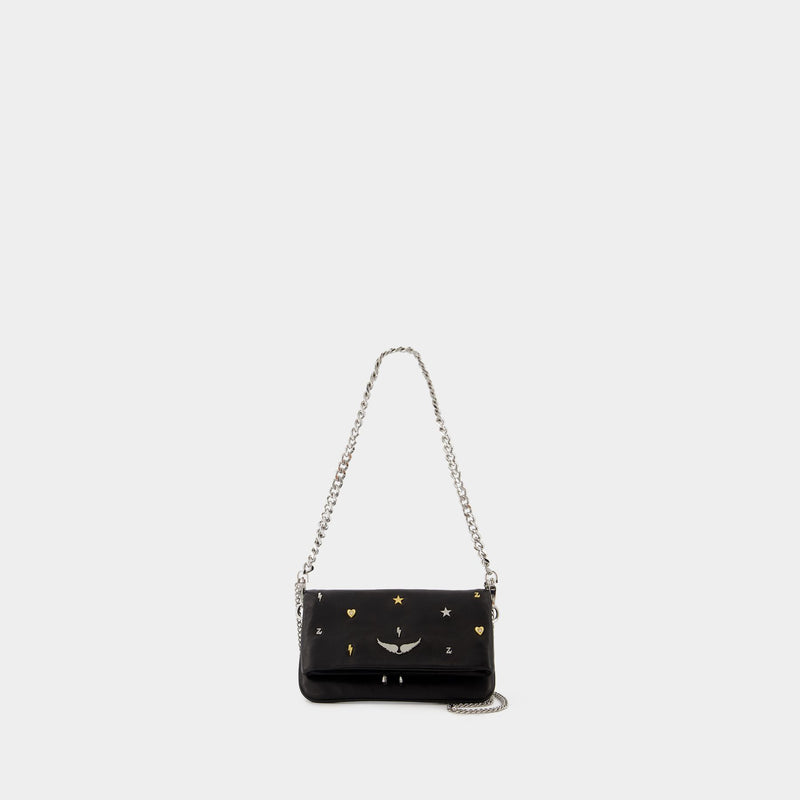 Rock Nano Lucky Charms Crossbody - Zadig & Voltaire - Leather - Black