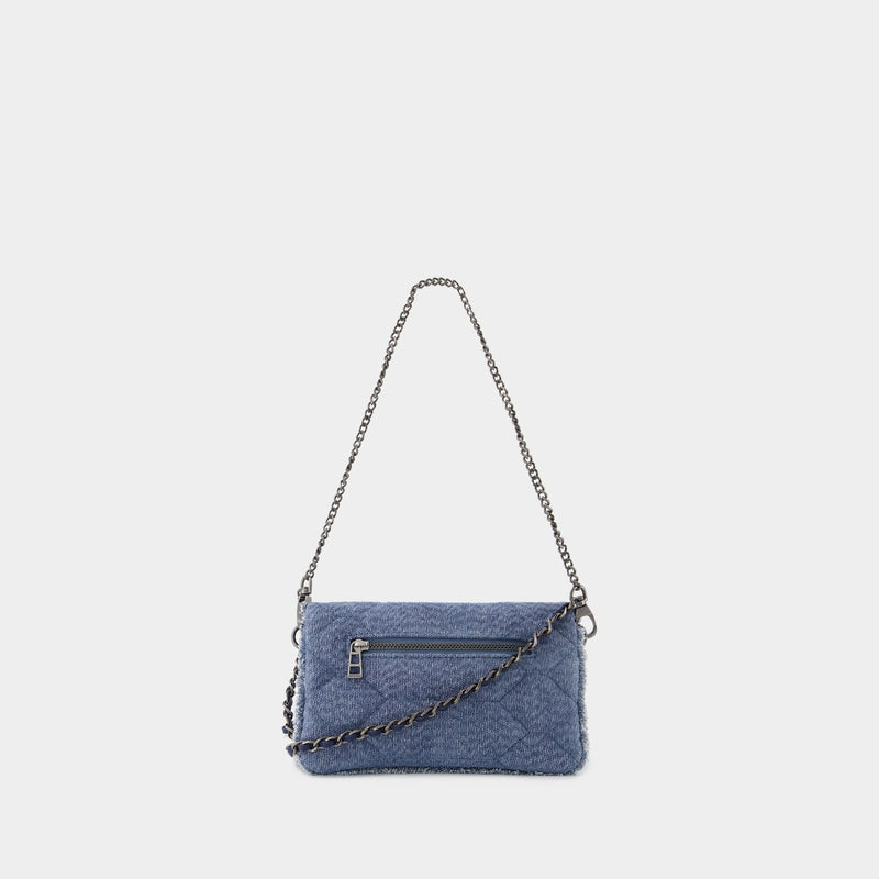 Rock Nano Xl Glitter Crossbody - Zadig & Voltaire - Denim - Blue