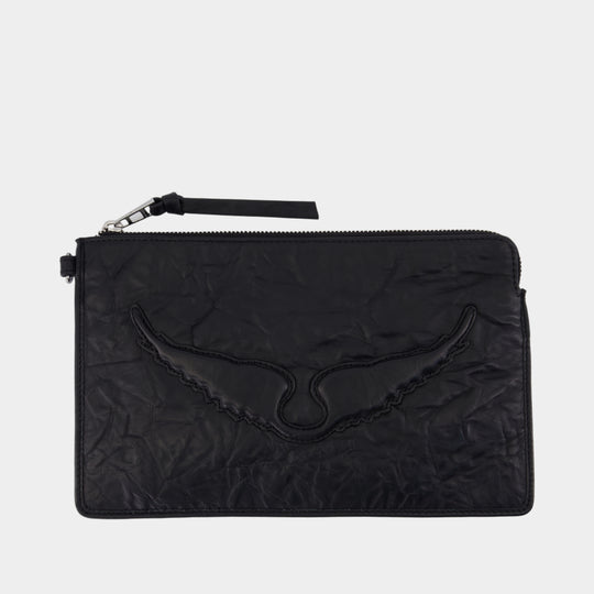 Angel Pouch - Zadig & Voltaire - Leather - Black