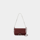 Rock Nano Shoulder Bag - Zadig & Voltaire - Leather - Bordeaux