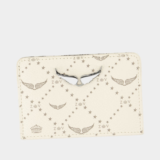 Zv Pass Monogrammed Card Case - Zadig & Voltaire - Synthetic - White