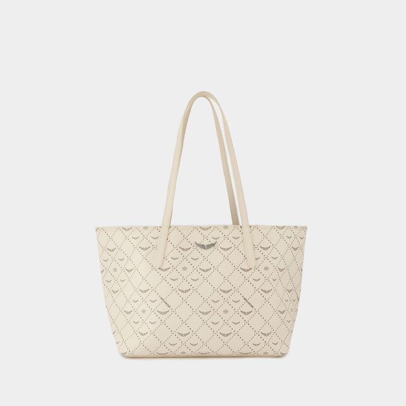 Z Shopper Monogram Shopper Bag - Zadig & Voltaire - Synthetic - White