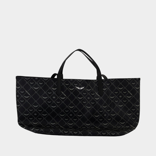 Z Xl Monogram Shopper Bag - Zadig & Voltaire - Synthetic - Black