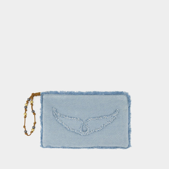 Angel pouch - Zadig & Voltaire - Cotton - Blue