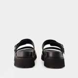 Ride Sandals - Zadig & Voltaire - Leather - Black