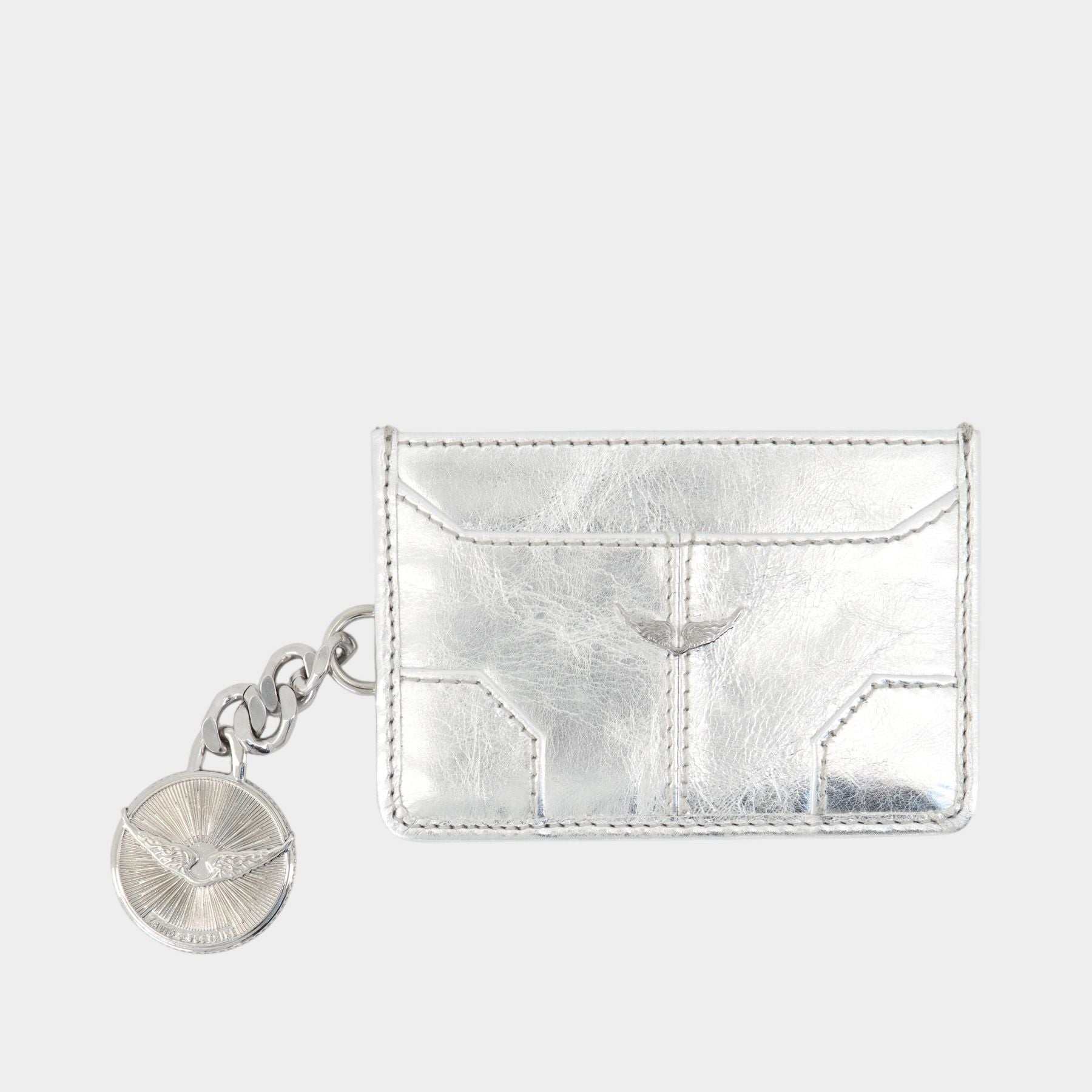 【関税込み】Rock Feather Keychain - Zadig & Voltaire - Leath Rock Feather Keychain Black Leather | Zadig&Voltaire