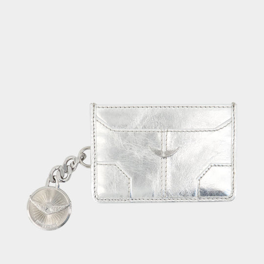Sunny Pass Card Holder - Zadig & Voltaire - Leather - Silver